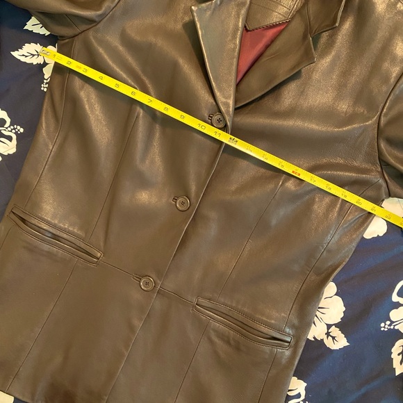 Women’s Leather Blazer L - Picture 10 of 16